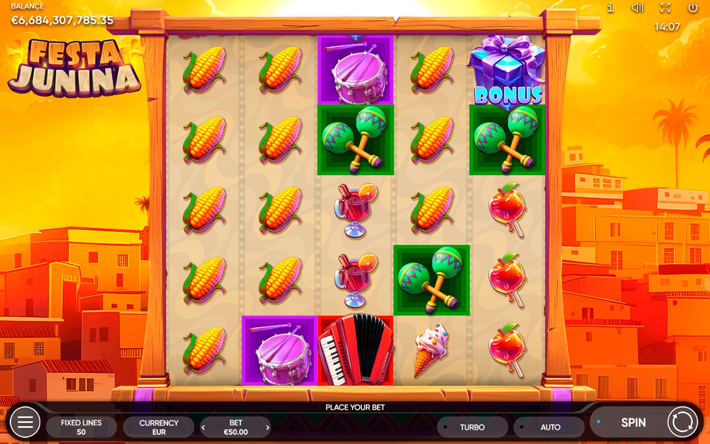 festa junina slot