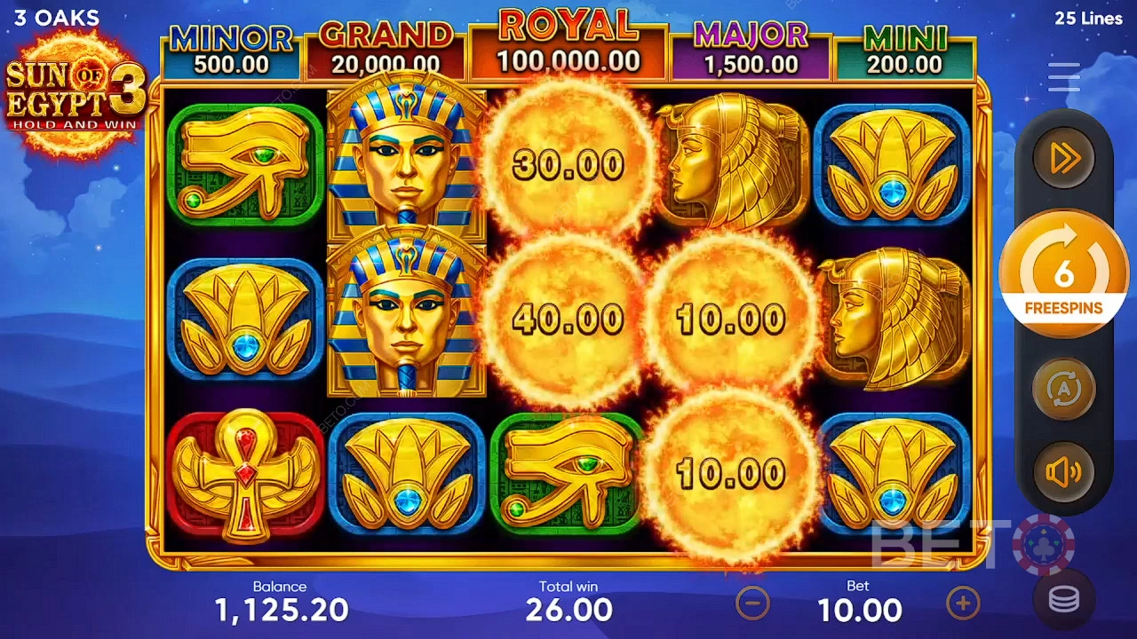 sun of egypt 3 slot